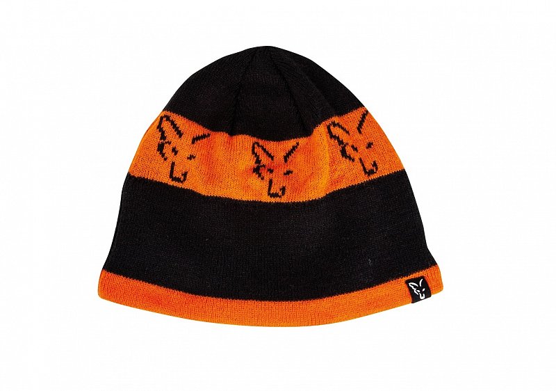 Fox Čiapka Čierna oranžová Beanie
